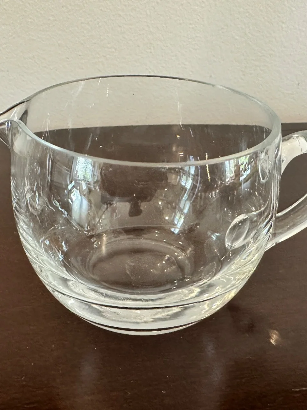 Dansk Sugar And Creamer Clear Glass 2 Piece Set Scandinavian Style W/box